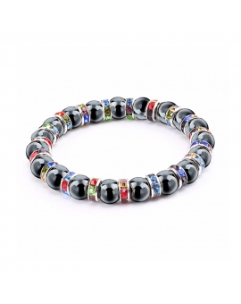 Hematite Stone Beads Bracelet