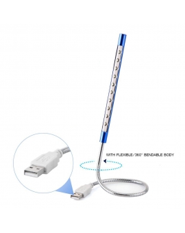 10 LED Book Light USB Tube