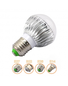 3-Watt Color Changing RGB LightBulb