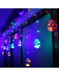 138 LEDs Window Curtain String Light