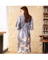 Bamboo Satin Long Kimono