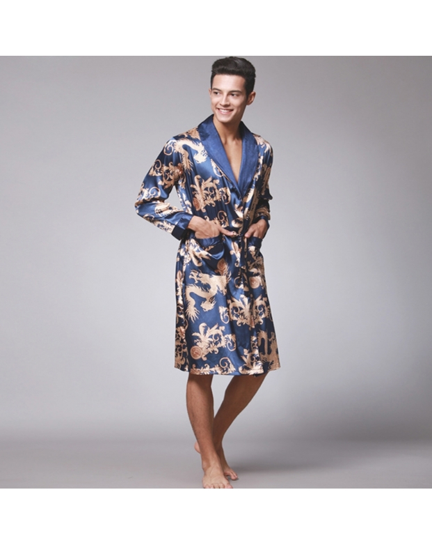 Bamboo Satin Dragon Robe