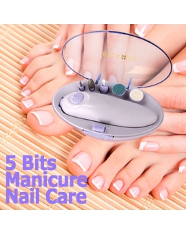 5 Bits Electric Nail Grooming Kit
