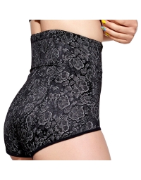High Waist Lace Wire Light Shaping Knickers