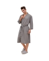 Bamboo Waffle-knit Bathrobe