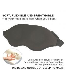 3D Contoured Sleep Mask