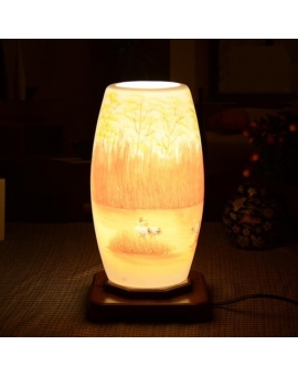 Eggshell Porcelain Table Lamp