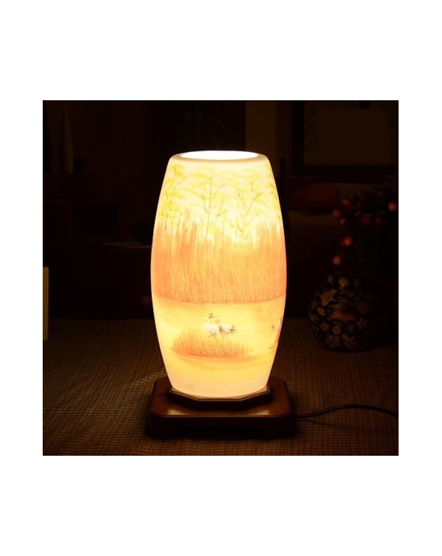 Eggshell Porcelain Table Lamp